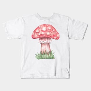 toadstool mushroom Kids T-Shirt